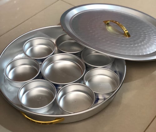 صينية فطور الخير من كابي الكويتية غطاء منقوش مع 8...