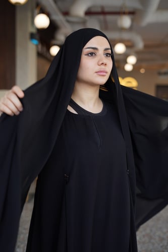عرض لكــــــي (3) طرح ربط قماش كوري اسود