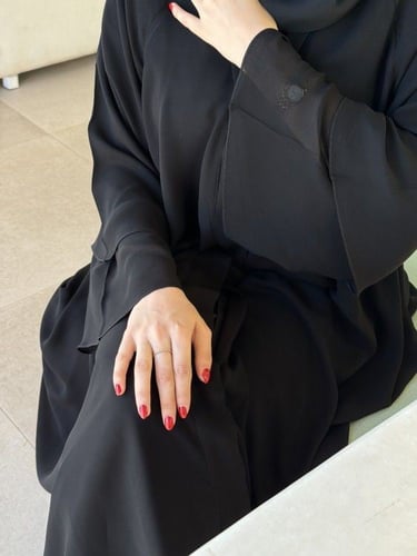 عبايه/ غيوم+ طرحه+ نقاب