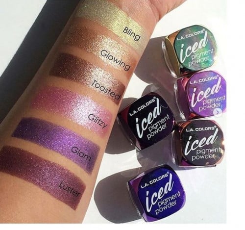 بودرة الآي شدو LA Colors Iced Pigment