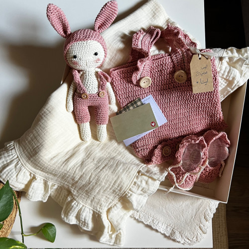 هدية مولودة 4 قطع