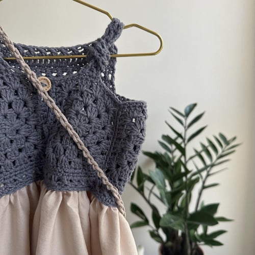 فستان صيفي مع حقيبة