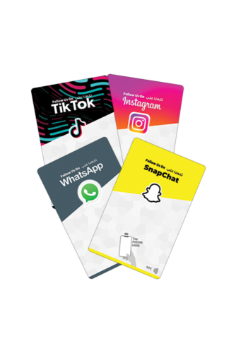 بطاقات وسائل التواصل الذكية | NFC social media car...