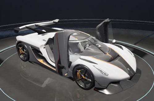 سيارة جيسكو Koenigsegg - ابيض