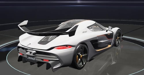 سيارة جيسكو Koenigsegg - ابيض