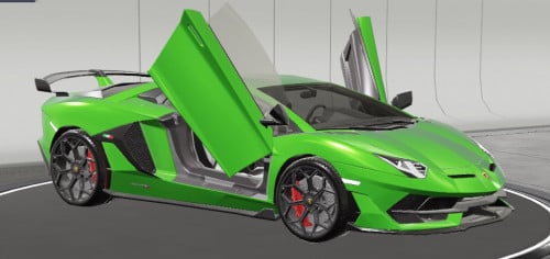 سيارة لامبورغيني أفينتادور - خضراء