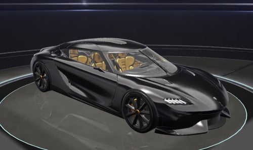 سيارة جميرا Koenigsegg - رمادي فضي