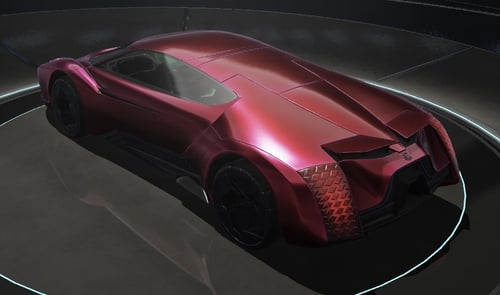 سيارة الشبح زهري