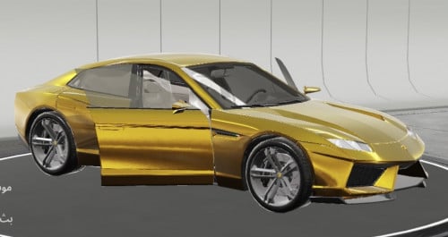 سيارة لامبورغيني ستوك - ذهبي