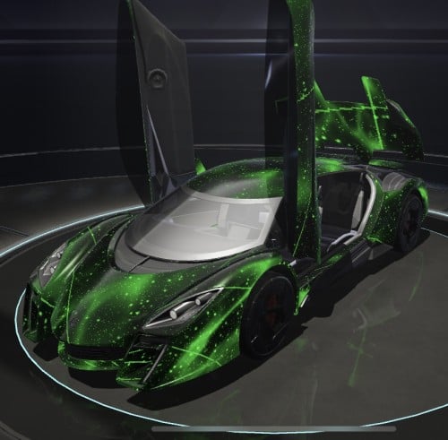 سيارة الشبح متوهج