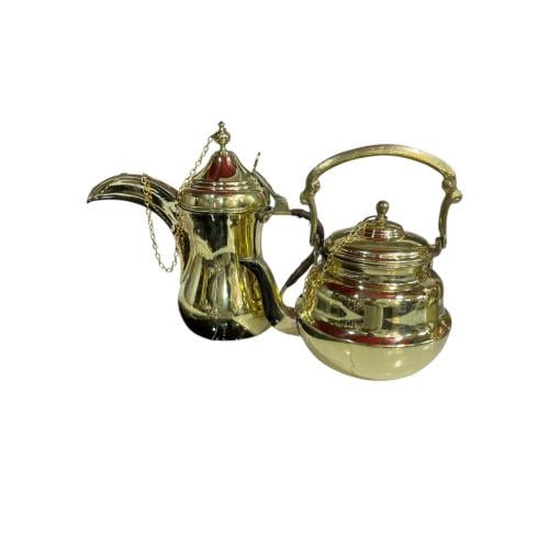 طقم دلة وابريق نحاس درجة اولى