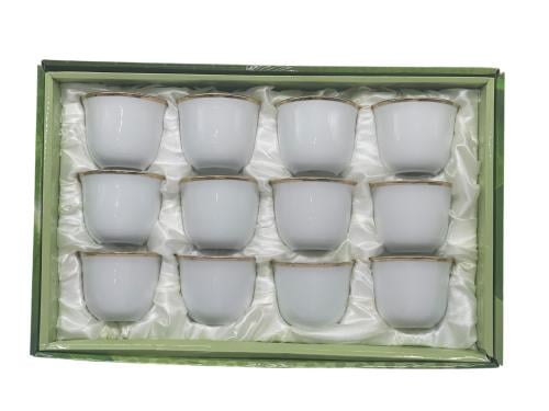 فناجيل ذهبي بورسلان كبير