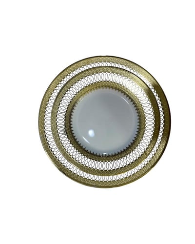 طقم بورسلان 110 قطعة ذهبي