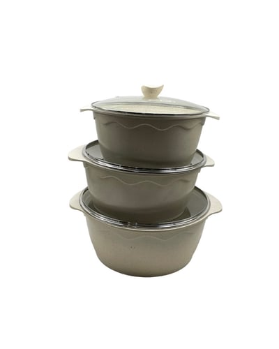 طقم قدور جرانيت مقاس كبير