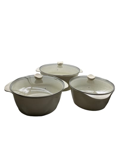 طقم قدور جرانيت مقاس كبير