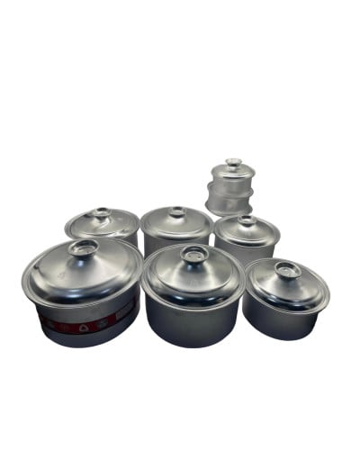 طقم قدور هندي أبو تاج 9 قطع