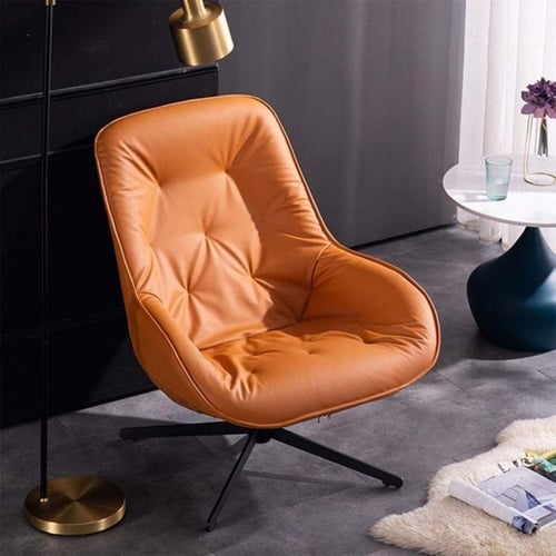 كرسي جلد 1108 برتقالي