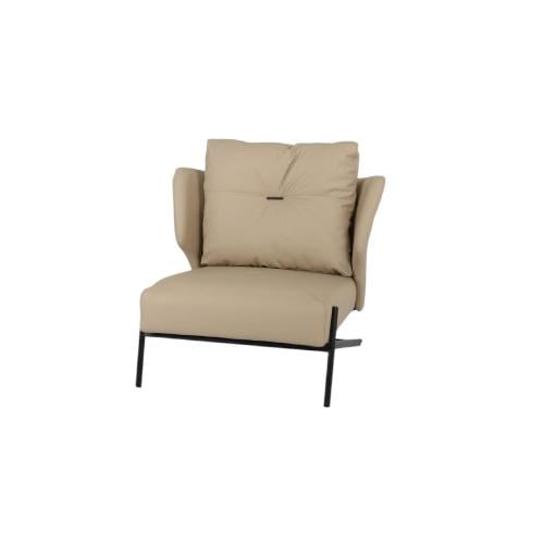 كنب جلد مفرد (بيج فاتح - بيج غامق - اخضر - برتقالي...