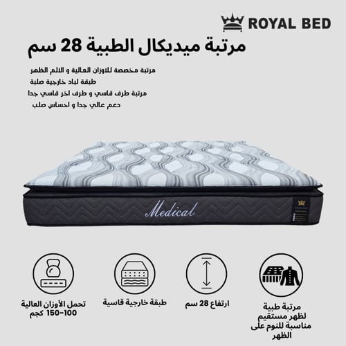 مرتبة ميديكال الطبية 200*200 صلبة