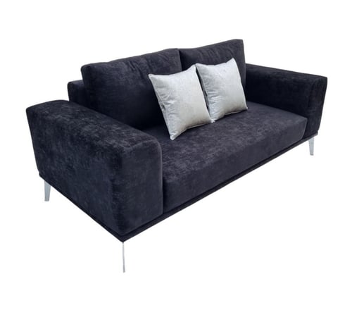 صوفا هيفن مخمل مذهب أسود sofa Heaven