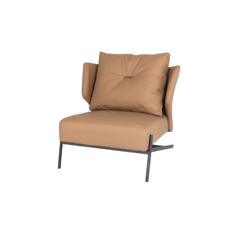 كنب جلد مفرد (بيج فاتح - بيج غامق - اخضر - برتقالي...