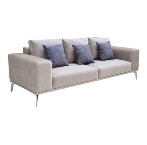 صوفا هيفن مخمل رمادي sofa Heaven