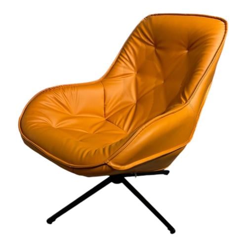 كرسي جلد 1108 برتقالي