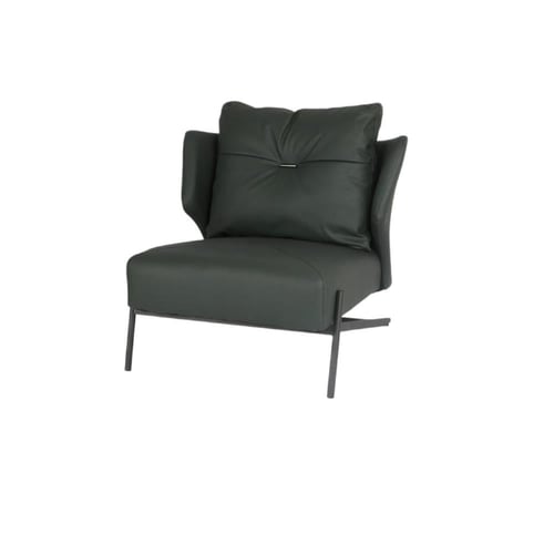 كنب جلد مفرد (بيج فاتح - بيج غامق - اخضر - برتقالي...