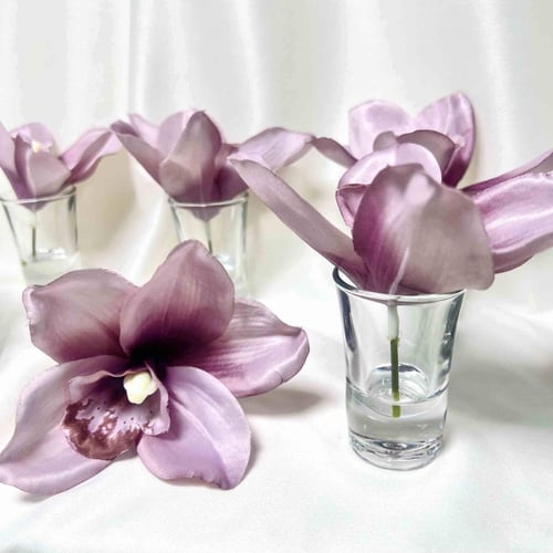 فازات ميني زجاج زهرة الماغنوليا