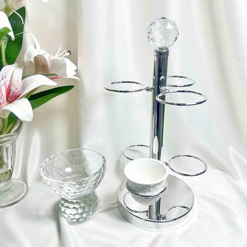 حامل فناجيل فضي