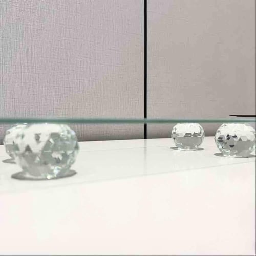 صينية تقديم زجاج صغيره