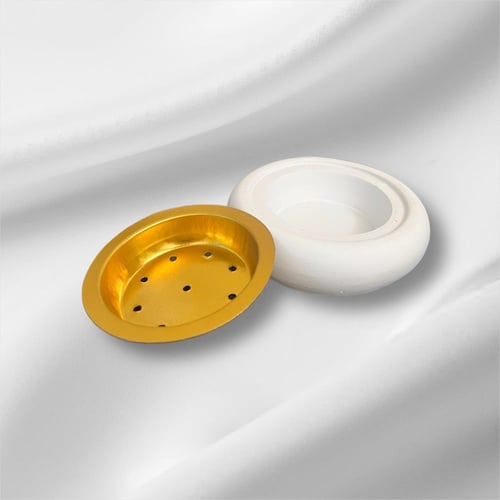 توزيعات ١٢ مبخره دائريه مسطحه ابيض