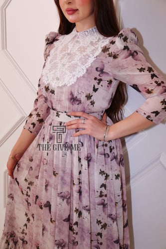 فستان نسائي مشجر