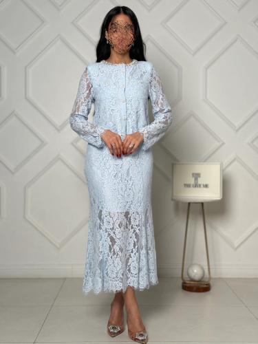 طقم دانتيل قطعتين فاخر