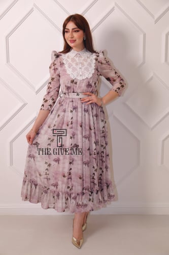 فستان نسائي مشجر