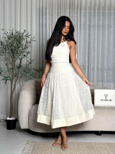 طقم "جريس" دانتيل ميدي راقي