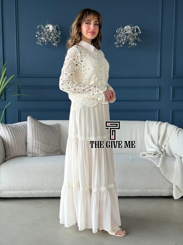 فستان مكسي بنمط جاكيت جوبير