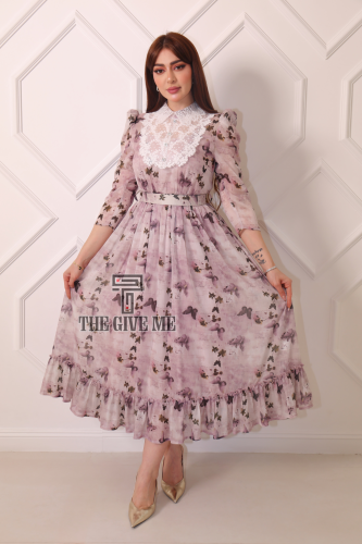 فستان نسائي مشجر