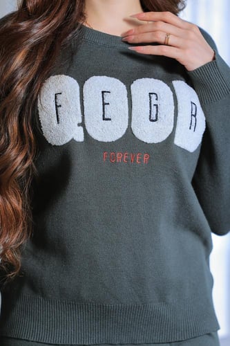 طقم نسائي شتوي من قطعتين