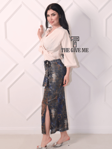 طقم بلوزه و تنوره ترتر