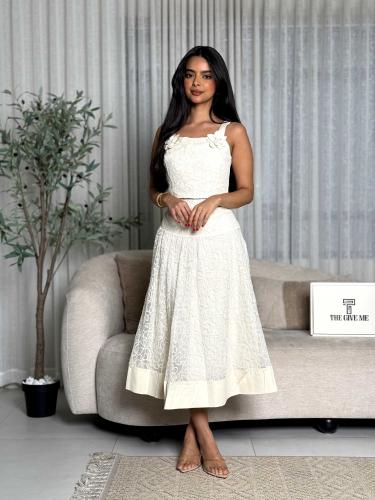 طقم "جريس" دانتيل ميدي راقي