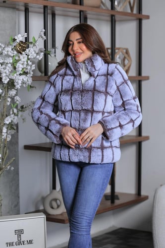 جاكيت فرو بيببي بلو