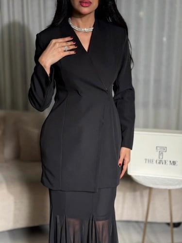 طقم "فيولا" بنمط الجاكيت الرسمي