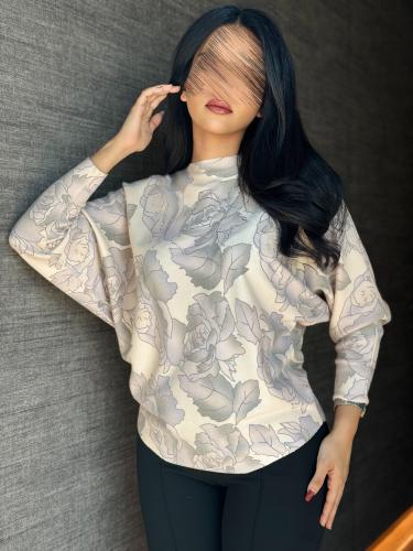 بلوفر مشجر بقصة مميزة