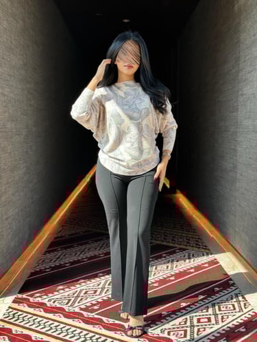 بلوفر مشجر بقصة مميزة