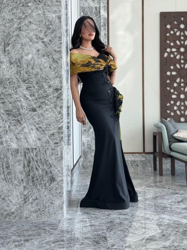 فستان تطريز مورد