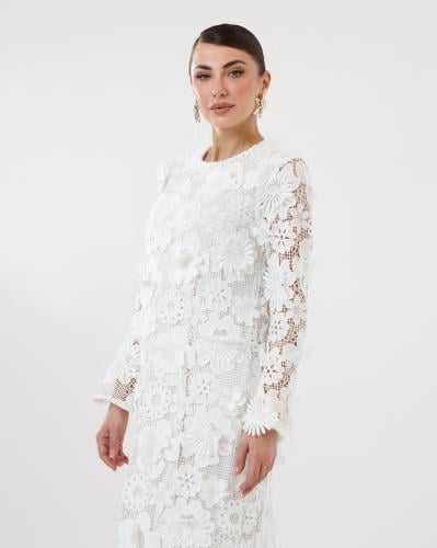 White flowers Dress