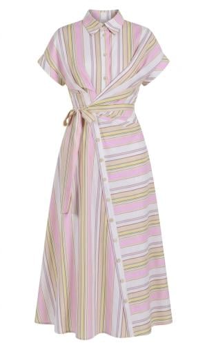 Candy Pink Line Dress