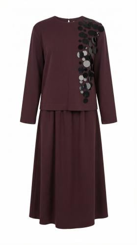 طقم رواق عنابي