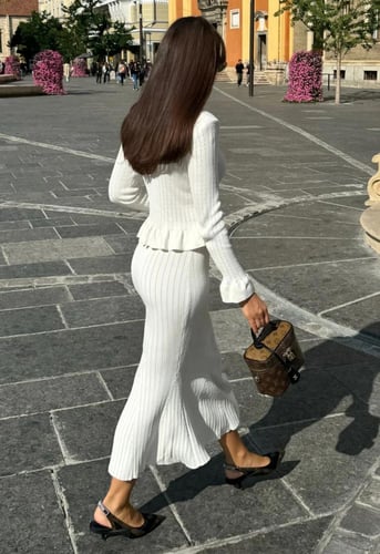 Triko Dress (off white)